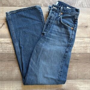 Citizens Of Humanity Dark Blue Flare Jeans
